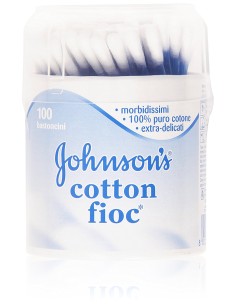 Johnson's Cotton Fioc - 100 Bastoncini Cotonati